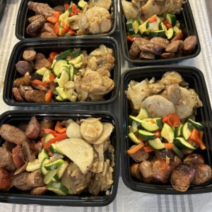 Sausage Trio & Dutch Oven Potatoes