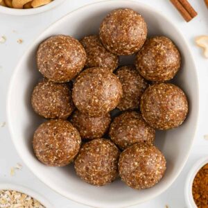 Orange Cinnamon Roll Protein Balls