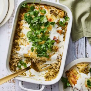 Honey Lime Chicken Enchiladas